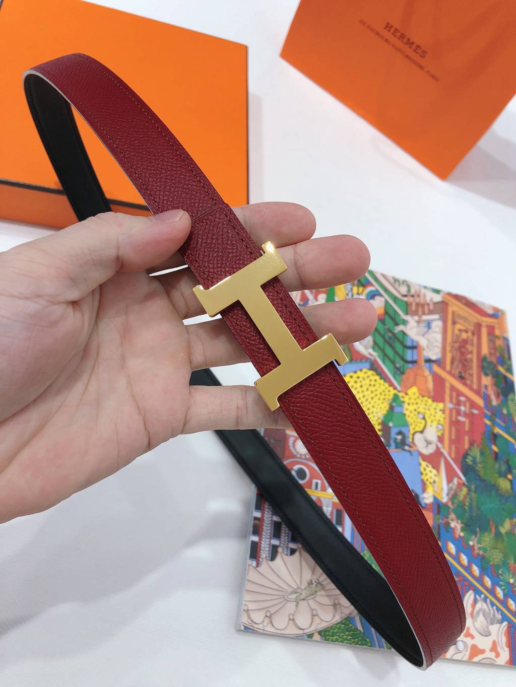 H**mes belts 24mm